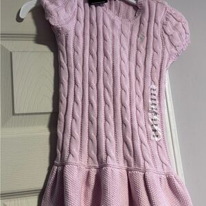 Pink polo dress infant